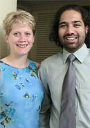Jamie Keller and Navjot Sandhu