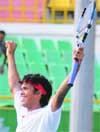 Indias Somdev Devvarman celebrates after beating Spains Carlos Moya in their second round match at the Chennai Open