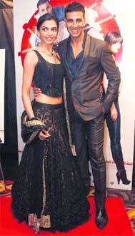 Deepika Padukone and Akshay Kumar