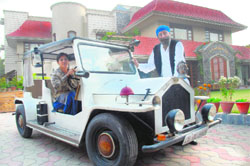 Kirpal Singh with his Geraldine