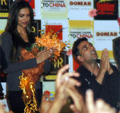 The starry couple were in Gurgaon earlier.