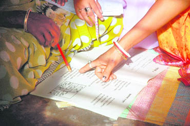 Jirania has turned a large proportion of its population literate, thanks to the efforts of the women there  Photos WFS