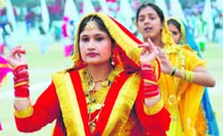 Celebrating the Republic: Students take part in dress rehearsal in Ludhiana