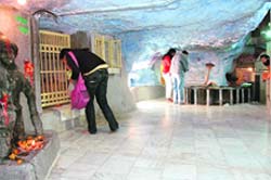 A view of Tapkeshwar temple in Dehradun.