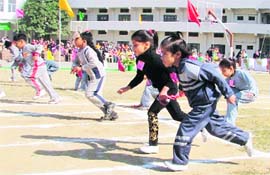 Annual athletics meet of the BCM Arya Model Senior Secondary School in Ludhiana