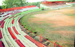 The multipurpose MA Stadium in Jammu.
