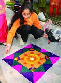The Innerwheel Club organised Basant mela here today where baby show, fancy dress, flower decoration and rangoli competitions were held. Renu Sharma, event manager, said that Akriti Sood bagged the first prize in the baby show. Kite flying competition was also organised on the occasion.