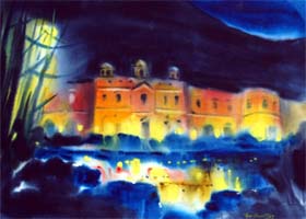 Artwork on display at Zaza Space