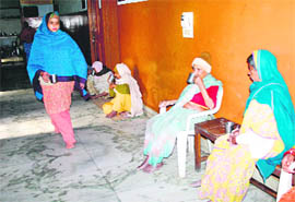 An old-age home for women in Rohtak.