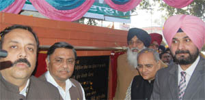 Chief Minister Parkash Singh Badal inaugurates the Solid Waste Management Project in Amritsar on Monday.