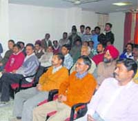 Participants at a tourism workshop in Dehradun on Wednesday. 