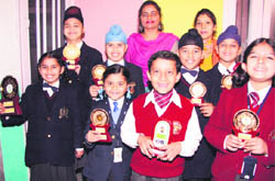 Winner students from Smart Kidz Coaching Institute, Model Town extn-D, Ludhiana.