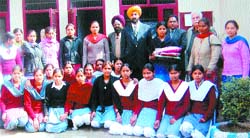 DC Kahan Singh Pannu along with the management and students of Citizens' Forum Vidya Mandir School at Maqboolpura.