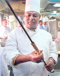 Chef Gomes from Lucknow Photo: Pradeep Tewari