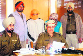 Accused in police custody at Raikot.