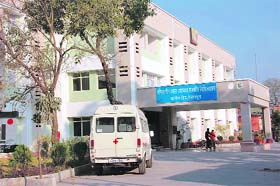 A hospital in Dehradun
