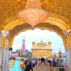 A view of the Golden Temple, Amritsar, on Sunday.