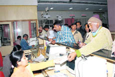 The newly set up e-disha centre in Hisar. 