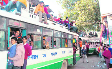 Life seems to have little meaning for those who take the risking of boarding overloaded buses or compulsion decides priorities in life