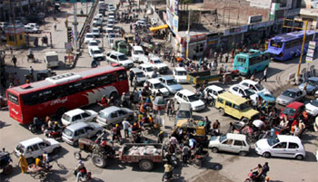 Traffic jams have become a huge source of trouble for commuters in Bathinda.