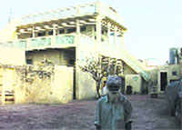The parental house of Moninder Singh Pandher in Lohatbaddi village near Mandi Ahmedgarh.