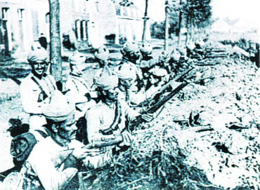 During the World War I, Indians served on three main fronts  France, Egypt and Palestine and Mesopotamia