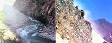 The Tawaghat landslide in Pitthoragarh district of Kumoan region threatens to block the Kali river that forms the boundary between India and Nepal.