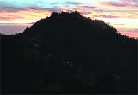 A view of the Gun Hill in Mussoorie. 