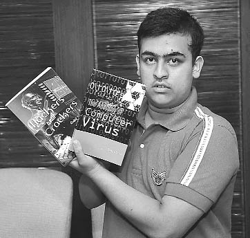Sahil Khan, countrys youngest cyber wizard and ethical hacker, is all set for the release of his fourth book