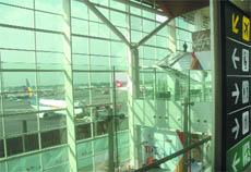 The new domestic departure terminal at Indira Gandhi International Airport in New Delhi on Thursday.