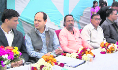 Experts participate in a seminar on terrorism at SMJN College in Haridwar on Saturday.