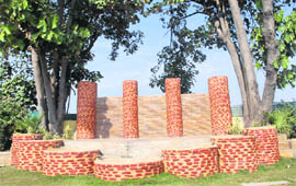 These brick structures are a visual delight