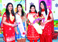 Students of St Soldier Group during a farewell party in Jalandhar.