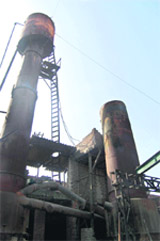 A view of the chimney in Amritsar.