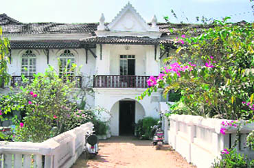 The 450-year-old Braganza House at Chandor village in south Goa is perhaps the grandest of the states colonial mansions
