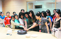 Cake cutting at Vodafone