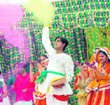 Students of SGT Dental College, Budhera, celebrate Holi Mahotsav.
