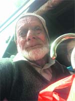 A PoK visitor leaves on the cross-LoC Poonch-Rawlakote bus after meeting his relatives.