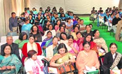 Participants at the seminar on Role of higher education in womens empowerment in Dehradun
