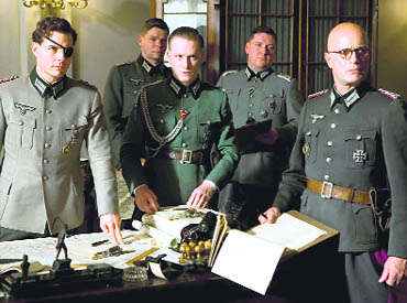 Tom Cruise apppears unconvincing in his role as German Colonel in Valkyrie