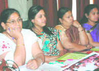 Women participants at a one-day workshop on female foeticide held in Dehradun on Monday.