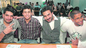 Nitin,Rj Manav,Rj Gagan and Mandeep Sodhi at Soch-09