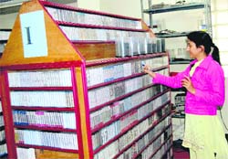 National Talking Book library at NIVH, Dehradun. 