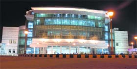 A view of General Zorawar Singh Auditorium at Jammu University