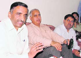 Northern Railway General Manager, Vivek Sahay, addresses mediapersons at the railway station