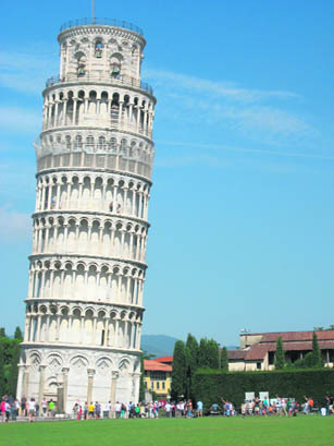 The Leaning Tower is the third oldest structure of the Piazza del Duomo after the cathedral and the baptistry.