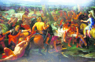 Most historians agree that the brave fight put up by Porus men disheartened Alexanders army