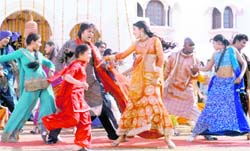 A scene from Ek starring Bobby Deol and Ananya Bandlish shot in Ramgarh Fort