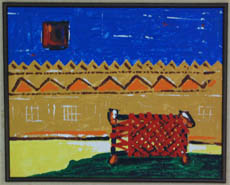  Anil Guptas Punjab Lalit Kala Academy award-winning work at display.