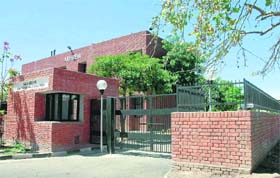 The low-lying wall of Aashreya, Sector 47, Chandigarh, that can be scaled easily